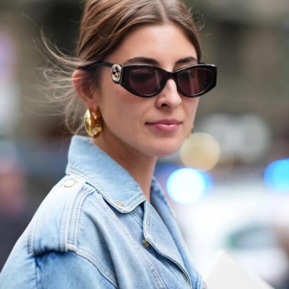 ?️ New Gucci GG1691S 006 Sunglasses - White Frame, Grey Silver Mirror Lenses main image 11